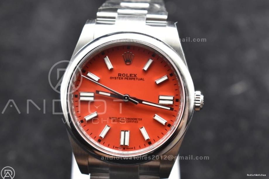 Red Steel Unisex Dial 1:1 124300 Perpetual Edition VR 904L 41mm Oyster Clean Best 938 0129